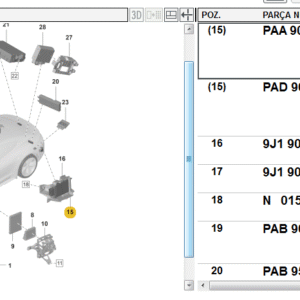 Porsche Taycan 911 992 cayenna kör nokta radarı şerit değiştirme radarı blind spot radar PAD907566-PAA907566A-PAA907566B-PAA907566C
